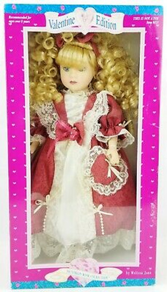 Valentine Edition Victorian Rose Collection Porcelain Doll by Melissa Jane NRFB