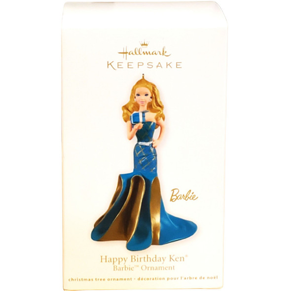 Barbie Happy Birthday Ken Hallmark Keepsake Ornament 2011