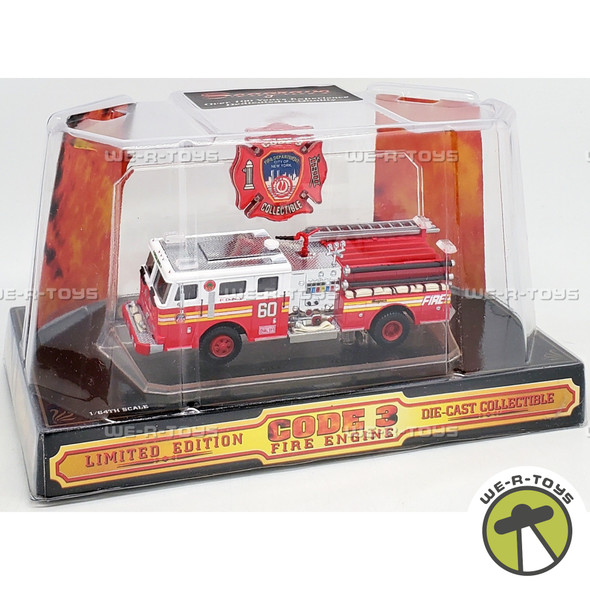Code 3 FDNY #60 Seagrave Pumper Fire Truck 1997 No. 024531