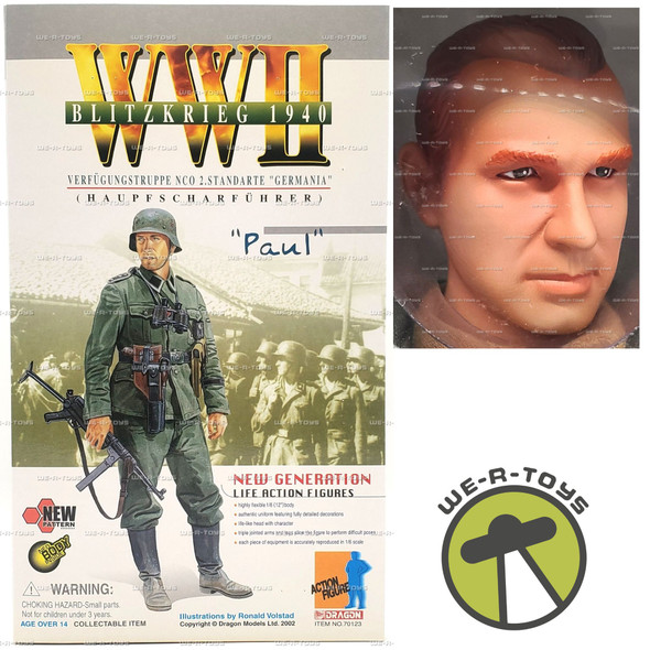 Dragon WWII Blitzkrieg 1940 Haupfscharfuhrer Paul Action Figure 70123