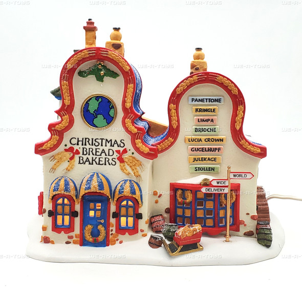 Department 56 North Pole Series Christmas Bread Bakers Lighted #56393