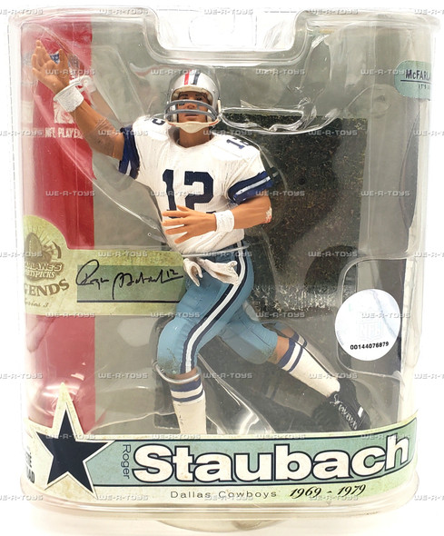 NFL Roger Staubach Dallas Cowboys Legends Series 3 Figure McFarlane Toys