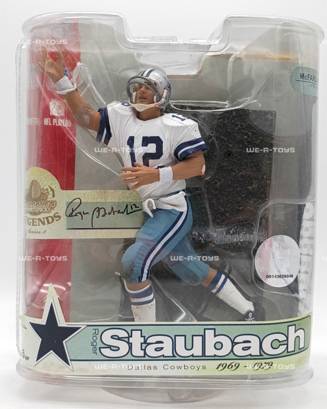 NFL Roger Staubach Dallas Cowboys Legends Series 3 Figure McFarlane Toys 2007