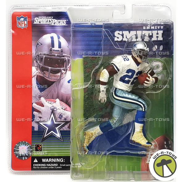 NFL McFarlane's Sports Picks Series 1 Emmitt Smith Action Figure 2001 NRFP