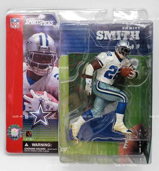 NFL Emmitt Smith #22 Dallas Cowboys McFarlane Sports Picks Series 1 Figure 2001