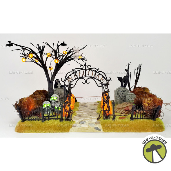 Department 56 Halloween Haunted Front Yard Lights Up 52924