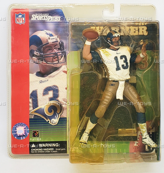 NFL Kurt Warner St. Louis Rams Action Figure 2001 McFarlane Toys #70305