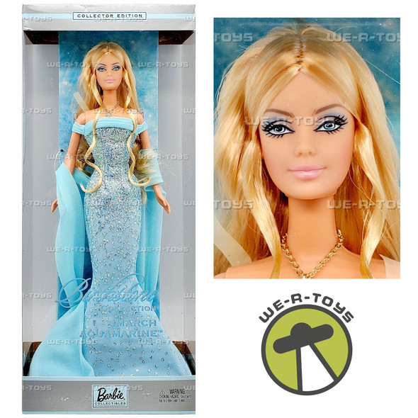 March Aquamarine Barbie Doll Birthstone Collection B3411