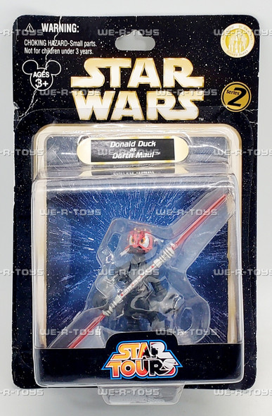 Star Wars Star Tours Series 2 Donald Duck as Darth Maul Figure 2008 NRFP