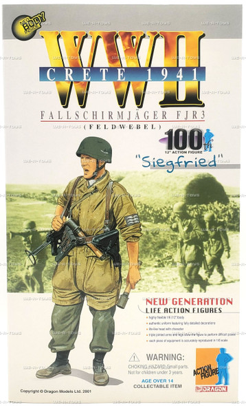 Dragon WWII Crete 1941 Feldwebel Siegfried 12" Action Figure No. 70054