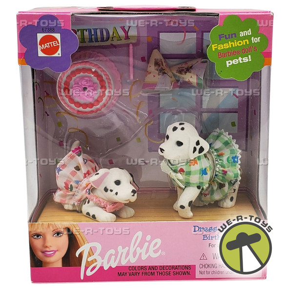 Barbie Dress-Up Pets Birthday Party Figures 2000 Mattel 67388 Barbie Dress-Up Pets Birthday Party Figures 2000 Mattel 67388