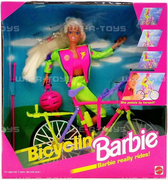 Bicyclin' Barbie Doll 1993 Mattel 11689