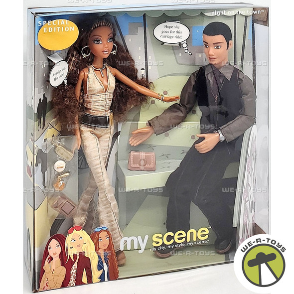 Barbie My Scene Night on the Town Madison & Sutton Dolls 2003 Mattel #B6709 NRFB