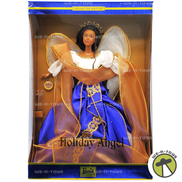 Holiday Angel Barbie Doll African American 2000 Mattel No. 28081 NEW