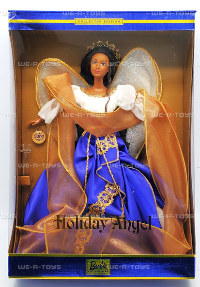 Holiday Angel Barbie Doll African American 2000 Mattel No. 28081 NEW