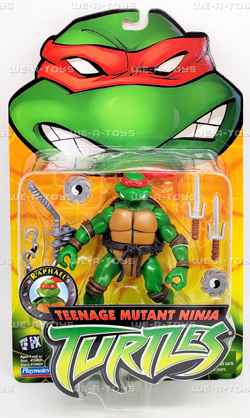 TMNT Raphael Action Figure 2002 Playmates Toys #154024 NRFP