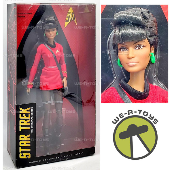 Barbie Star Trek Lieutenant Uhura Doll 25th Anniversary 2016 Mattel DGW70