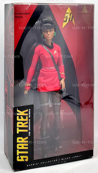 Barbie Star Trek Lieutenant Uhura Doll 25th Anniversary 2016 Mattel DGW70