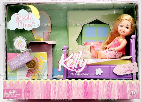 Tooth Time Kelly Doll Little Sister of Barbie 2004 Mattel G8373