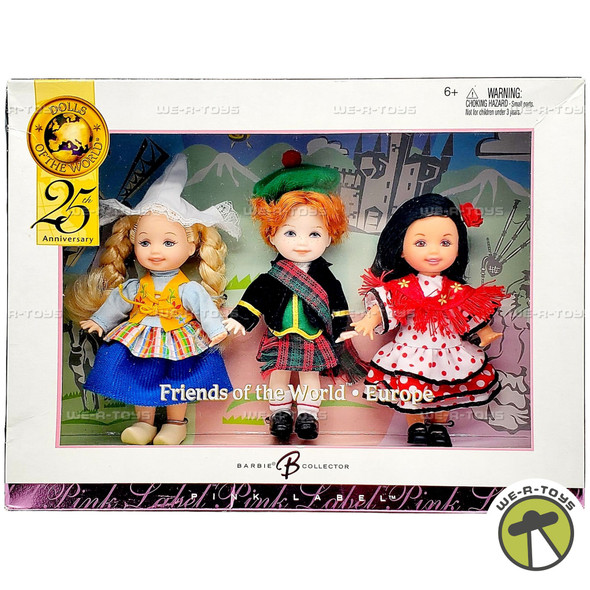 Barbie Dolls of The World Europe Kelly and Friends Gift Set 2004 Mattel G8063