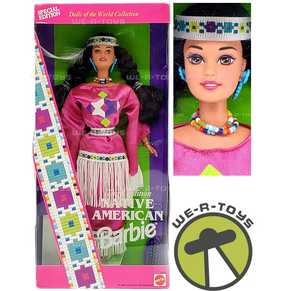 Native American Barbie Doll Third Edition Dolls of the World 1994 Mattel 12699