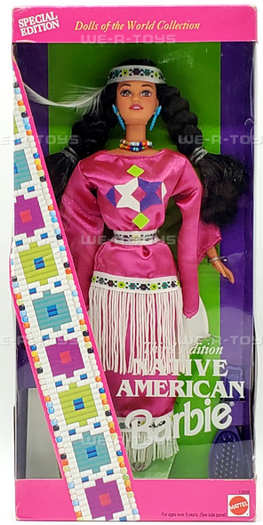 Native American Barbie Doll Third Edition Dolls of the World 1994 Mattel 12699