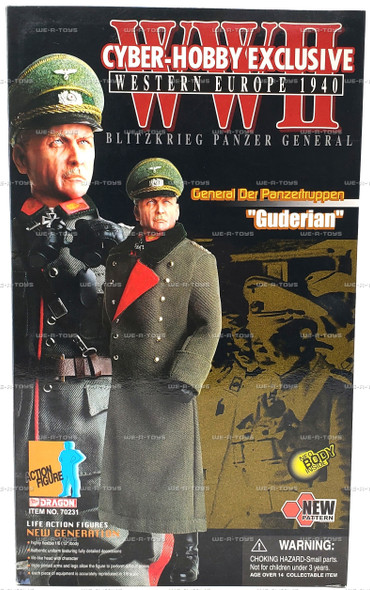 Dragon WWII Western Europe 1940 General Der Panzertruppen Guderian Action Figure