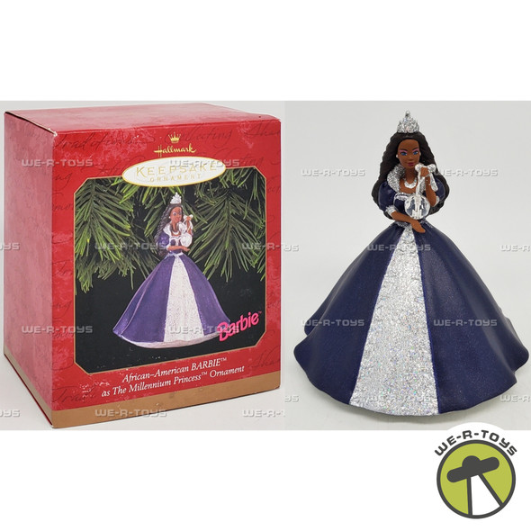 Barbie as the Millennium Princess African American Ornament Hallmark Keepsake
