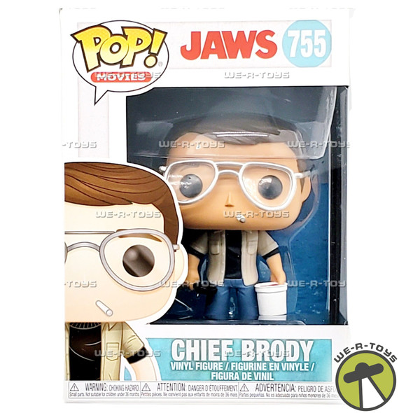 Funko Pop Movies 755 Jaws Chief Brody Vinyl Figure