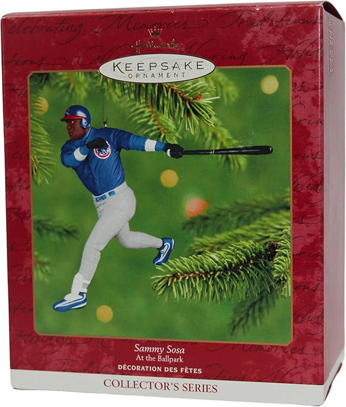 MLB Chicago Cubs Sammy Sosa Hallmark Keepsake Ornament Handcrafted 2001