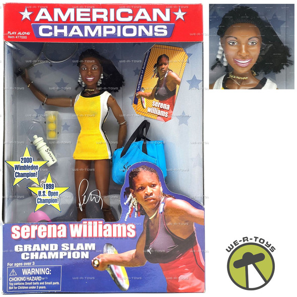 American Champions Serena Williams Grand Slam Champion Doll 2000 Play Along