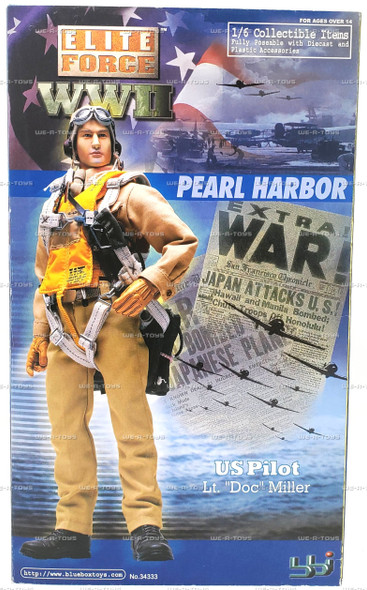 Elite Force WWII Pearl Harbor US Pilot Lt. Doc Miller Action Figure Collectible
