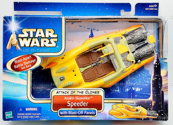 Star Wars Episode II Attack of The Clones Anakin Skywalker Speeder Vehicle 2002