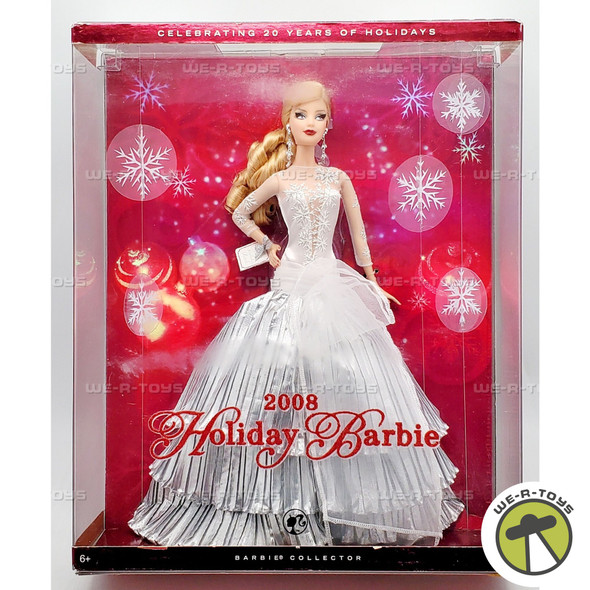 2008 Holiday Barbie Doll 20 Year Celebration Mattel L9643