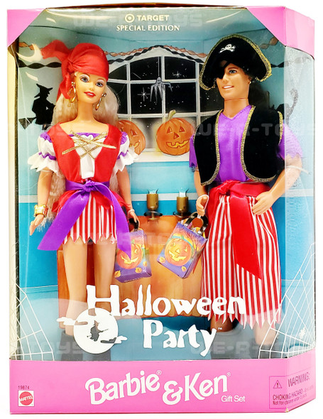 Halloween Party Barbie and Ken Gift Set Special Edition 1998 Mattel 19874