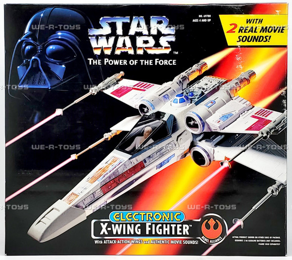 Star Wars Power of the Force Electronic X-Wing Fighter Vehicle 1995 Kenner 69780