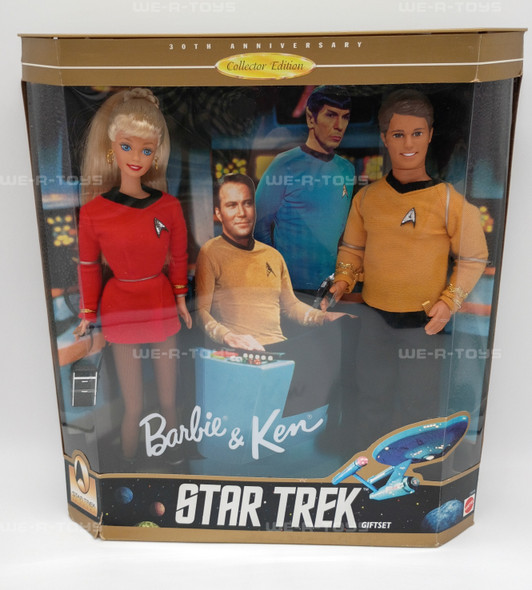 Barbie and Ken Star Trek 30th Anniversary Dolls Gift Set 1996 Mattel 15006