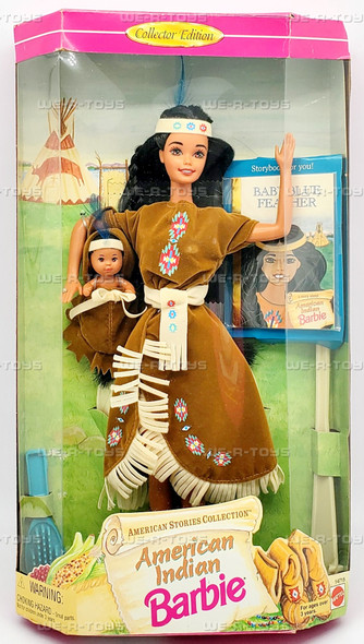 American Indian Barbie American Stories Collection Doll 1995 Mattel 14715