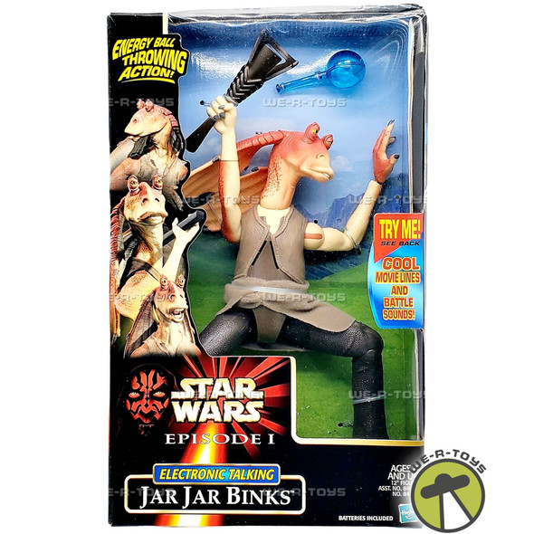 Star Wars Episode I Jar Jar Binks PEZ Hander 1999 #4645 NRFB - We