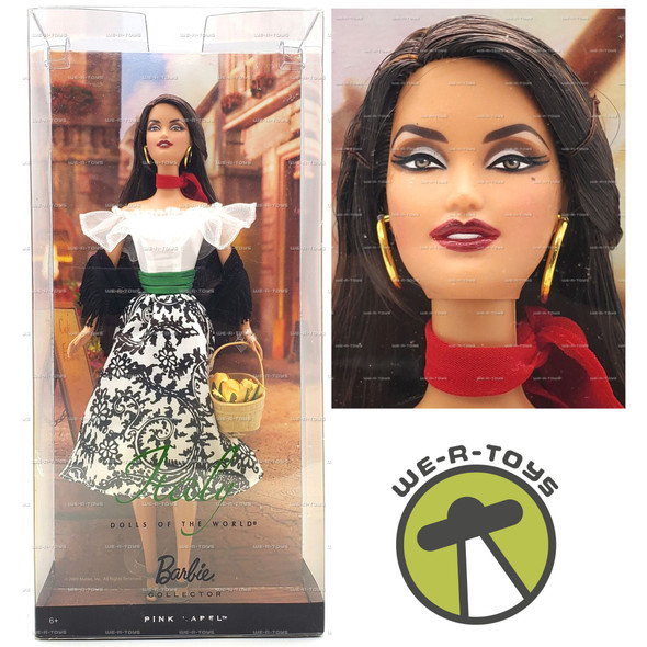 Barbie Italy Dolls of the World Collection Pink Label 2009 Mattel P3488