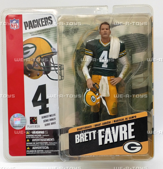 NFL Packers Brett Favre Series 12 Action Figure 2005 McFarlane Toys
