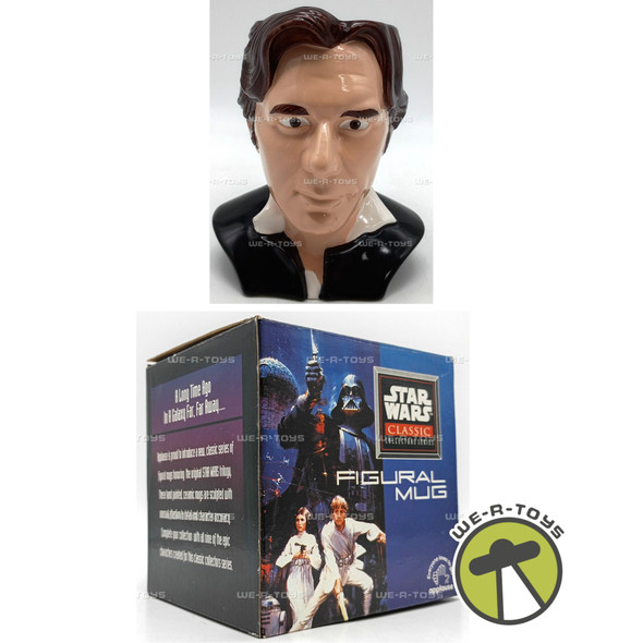 Star Wars Classic Collectors Series Han Solo Figural Mug 1996 Applause 46227