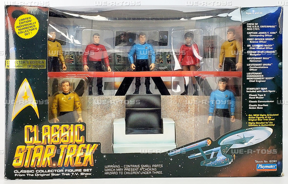 Star Trek Classic Collector Figure Set Collector Ed. 1993