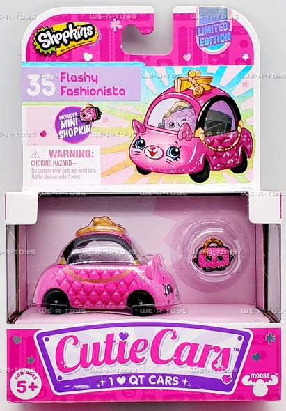 Shopkins Cutie Cars 35 Flashy Fashionista Vehicle 56600