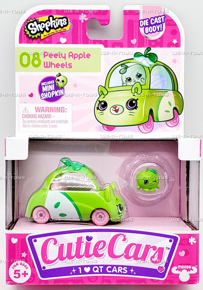 Shopkins Cutie Cars 08 Peely Apple Wheels Moose Toys 56582