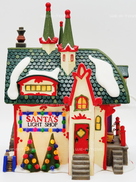 Department 56 North Pole Series Santa's Light Shop No. 56397