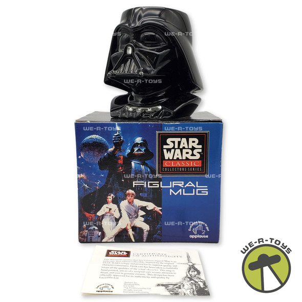 Star Wars Classic Collectors Series Darth Vader Figural Mug 1995 Applause 46046