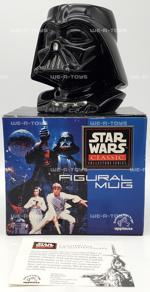 Star Wars Classic Collectors Series Darth Vader Figural Mug 1995 Applause 46046