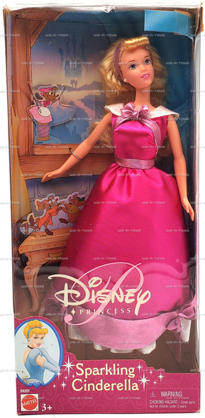 Disney Princess Sparkling Cinderella Doll 2001 Mattel #54201
