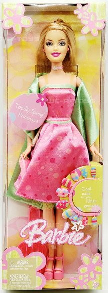 Totally Spring Primavera Barbie Doll 2004 Mattel No. C4480 NRFB